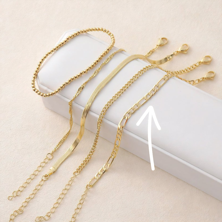 PULSERA CADENA DORADA