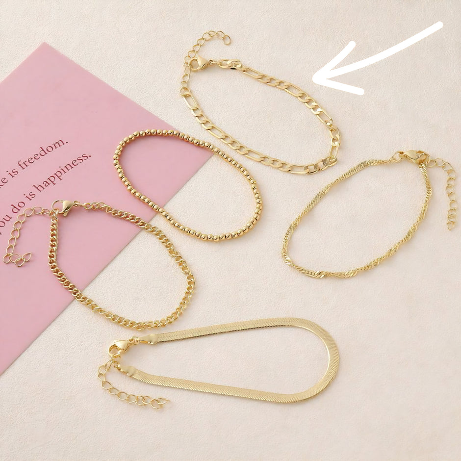 PULSERA CADENA DORADA