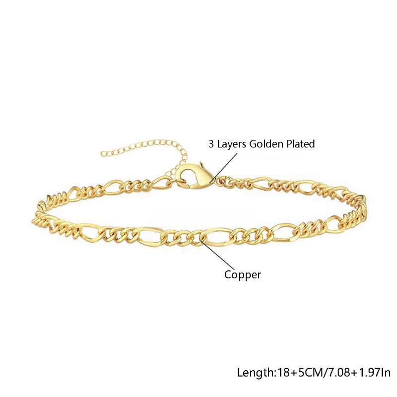 PULSERA CADENA DORADA