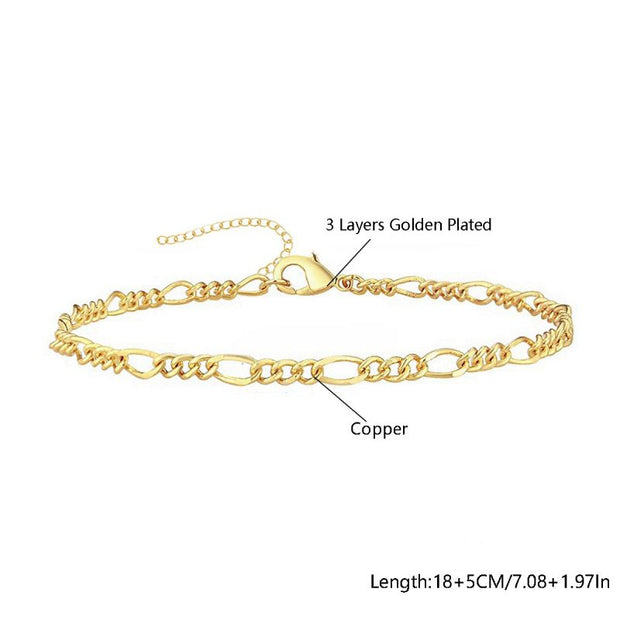 PULSERA CADENA DORADA