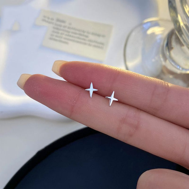 ARETES ESTRELLA 4 PUNTAS