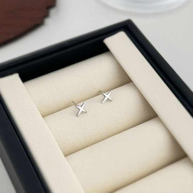 ARETES ESTRELLA 4 PUNTAS