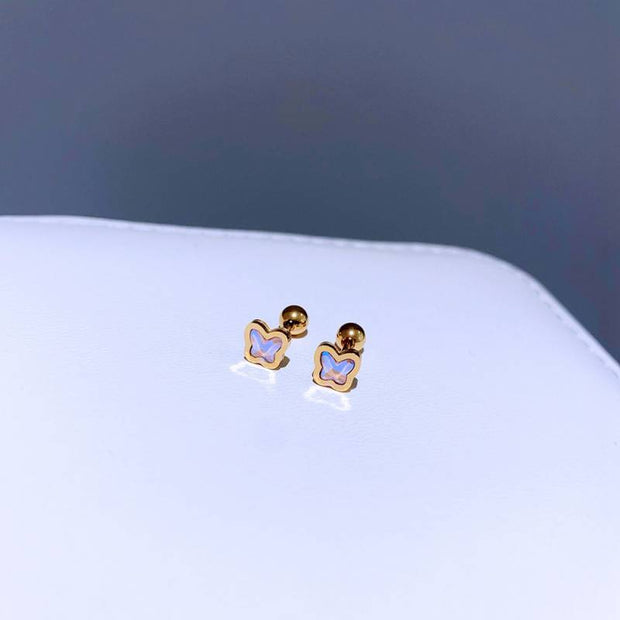 ARETES MARIPOSA CUARZO