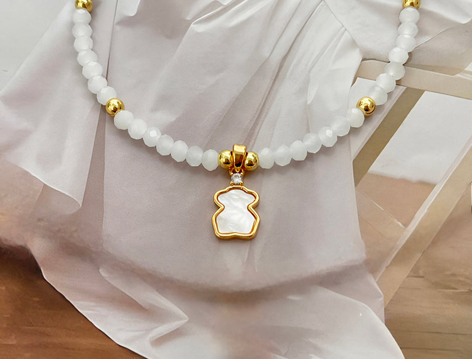 PULSERA DE OSO NÁCAR