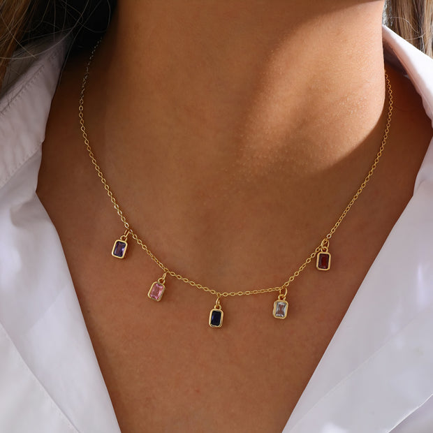 COLLAR CON DIJES MULTICOLOR