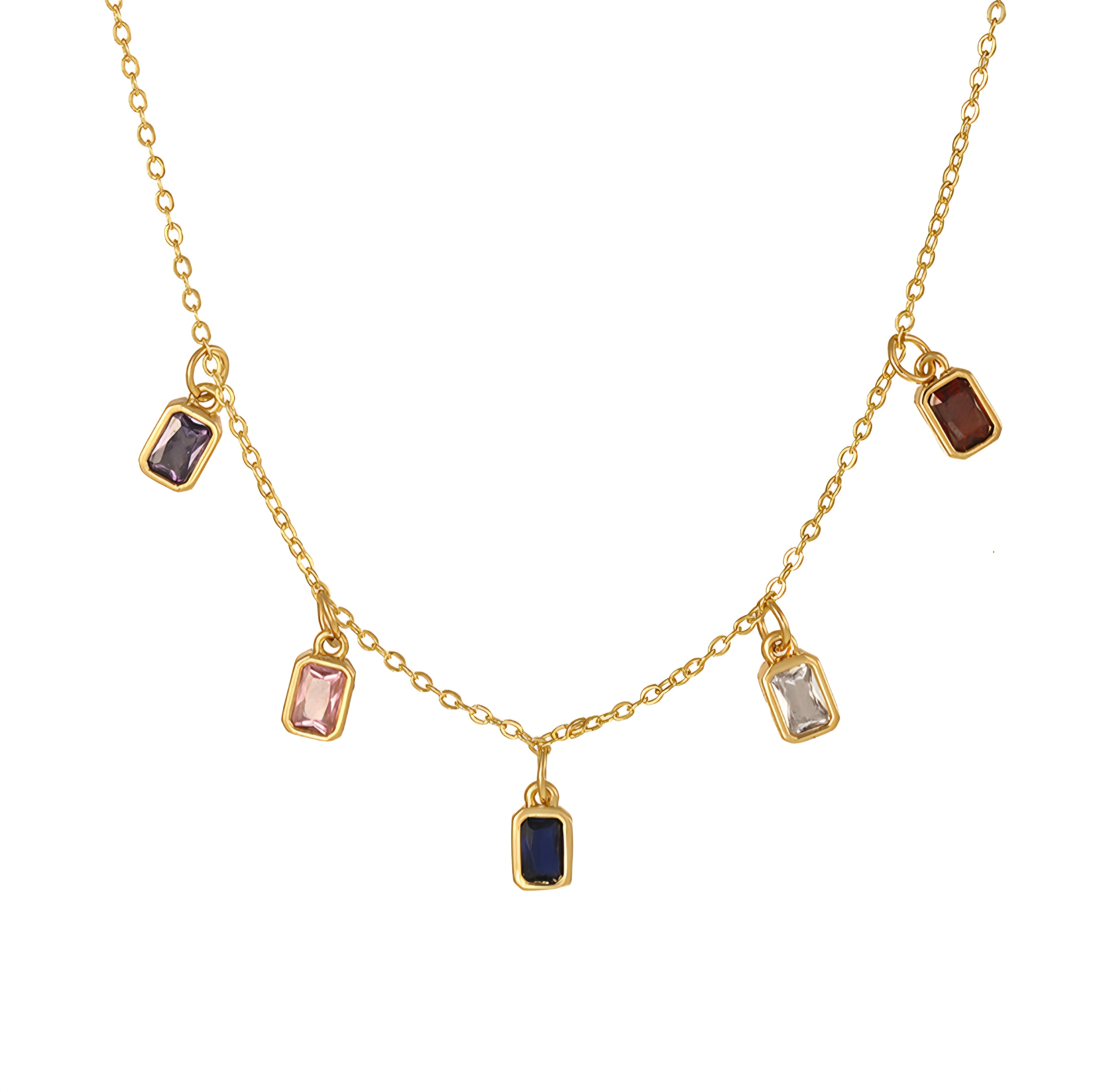 COLLAR CON DIJES MULTICOLOR