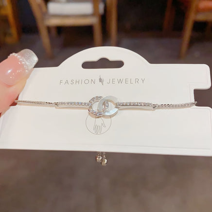 PULSERA AROS ENTRELAZADOS