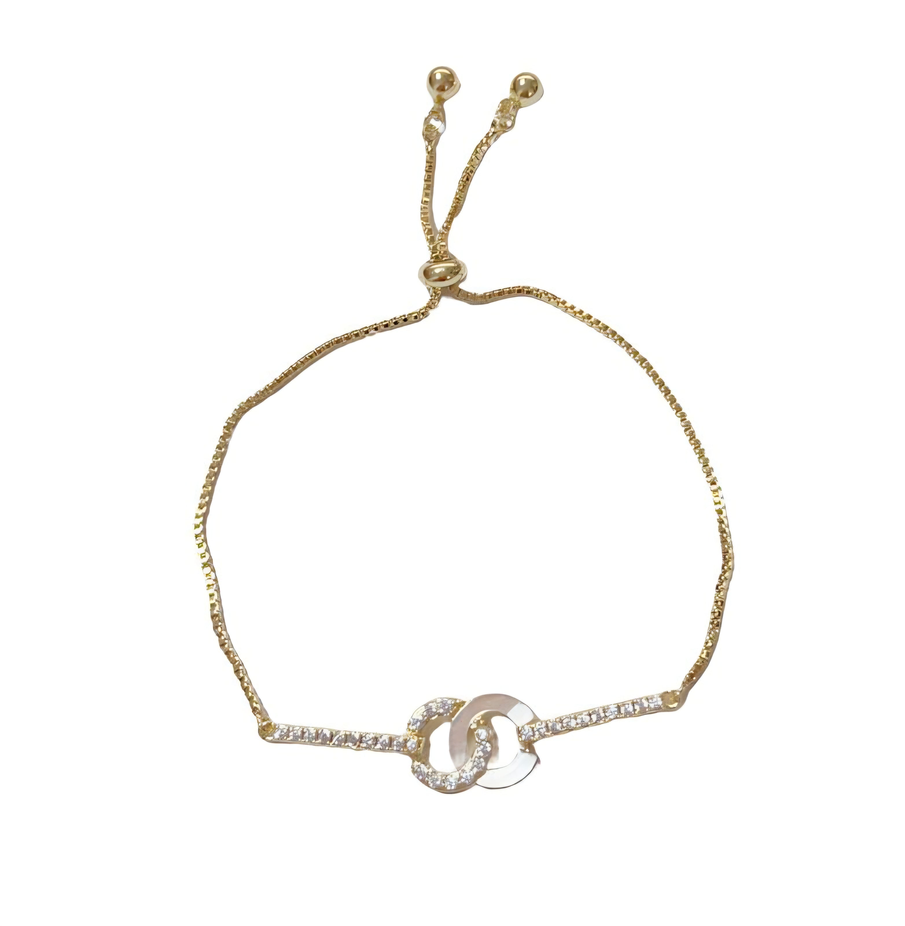 PULSERA AROS ENTRELAZADOS