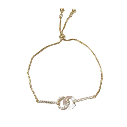 PULSERA AROS ENTRELAZADOS