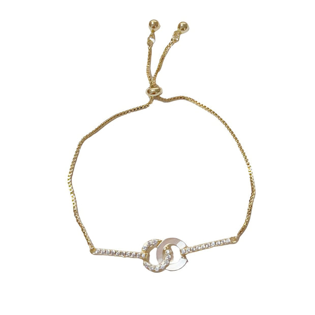 PULSERA AROS ENTRELAZADOS