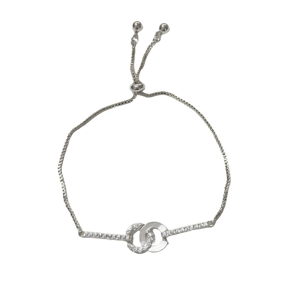 PULSERA AROS ENTRELAZADOS