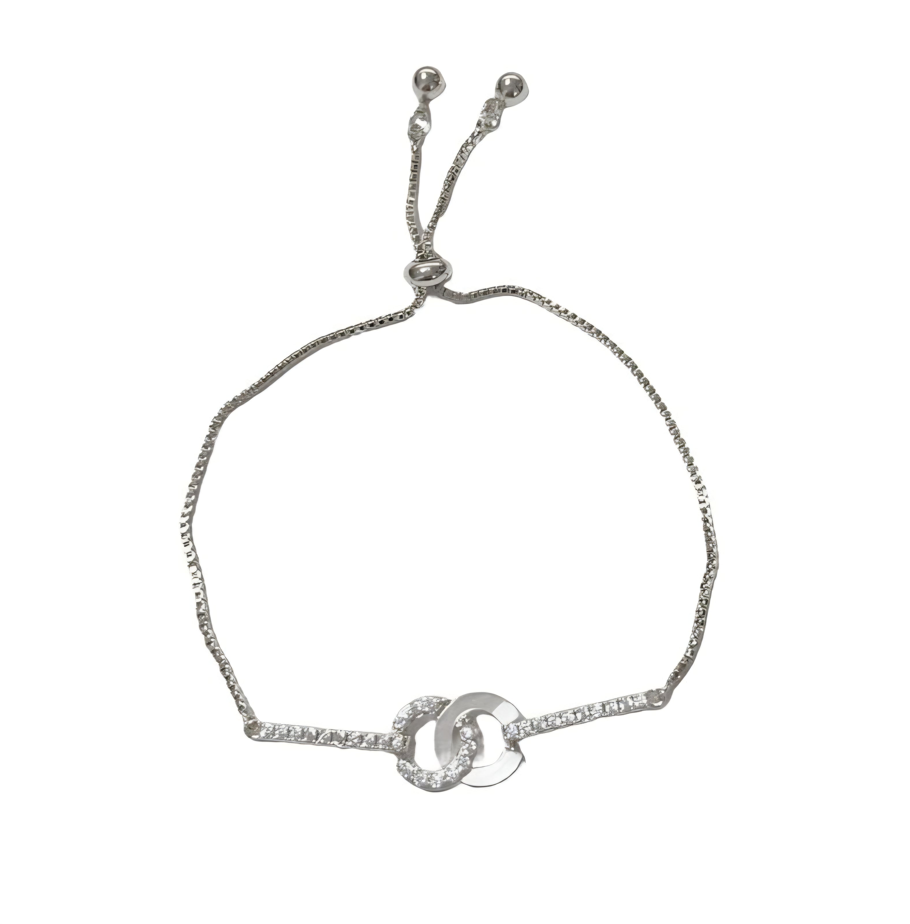 PULSERA AROS ENTRELAZADOS