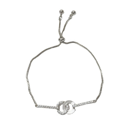 PULSERA AROS ENTRELAZADOS