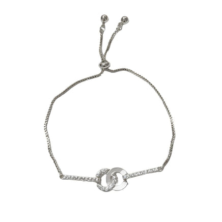 PULSERA AROS ENTRELAZADOS