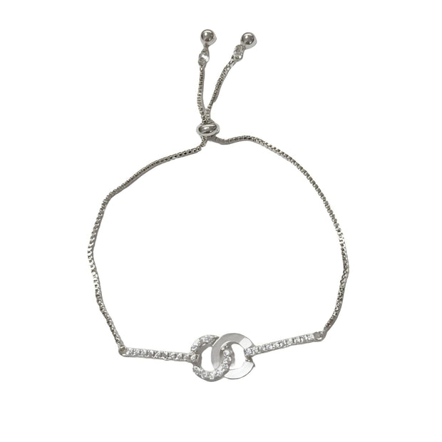 PULSERA AROS ENTRELAZADOS