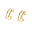 ARETES EAR CUFFS CON BRILLANTES