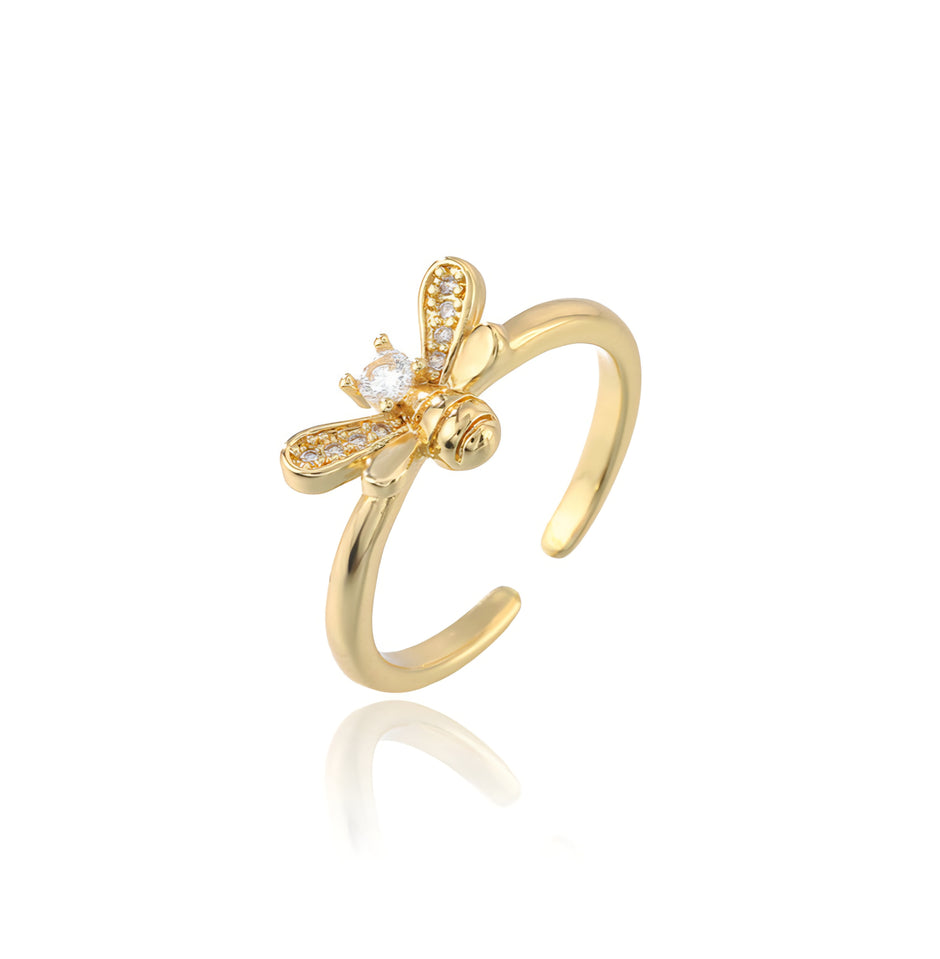 ANILLO ABEJA DORADA