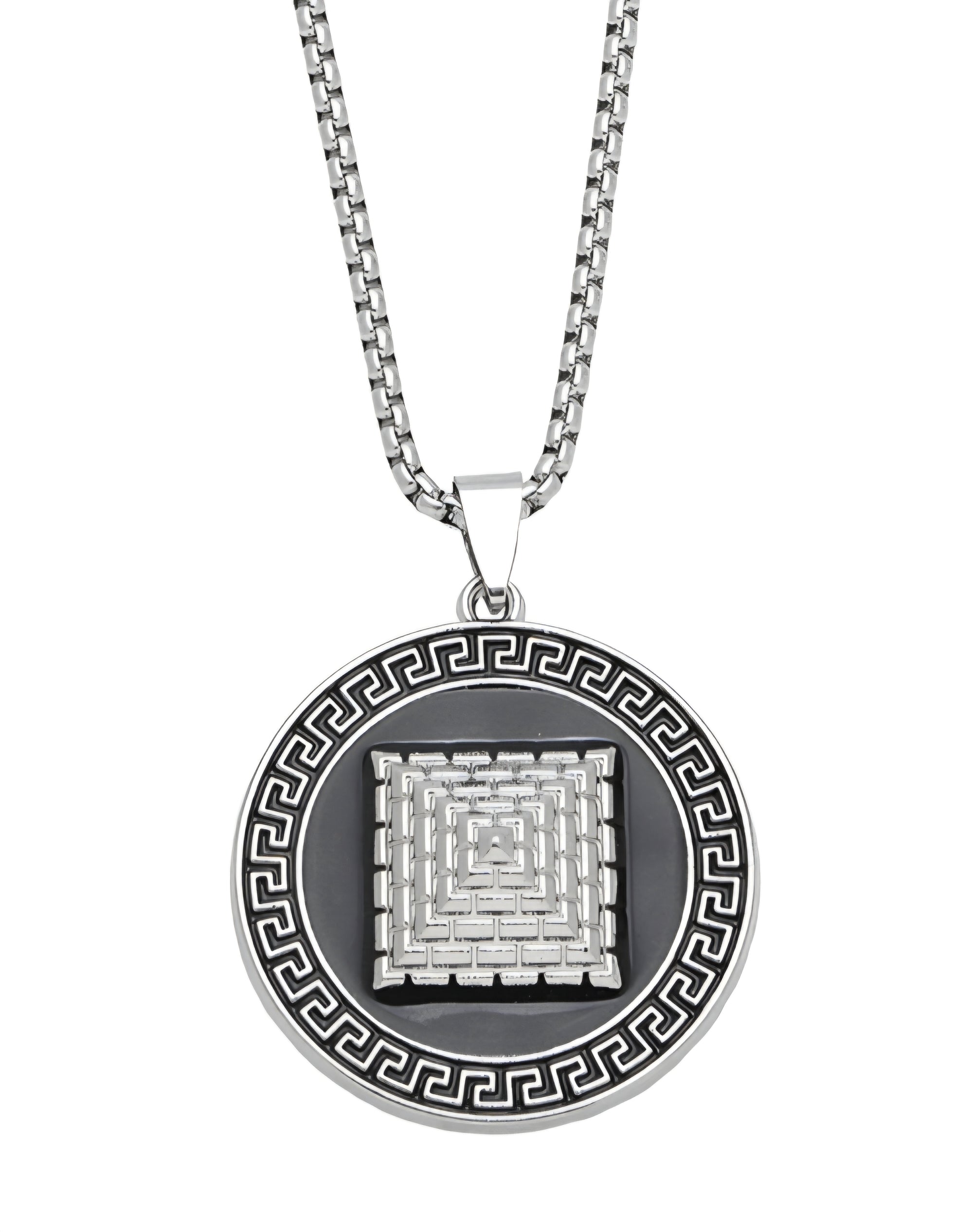 COLLAR CON MEDALLA GEOMÉTRICA