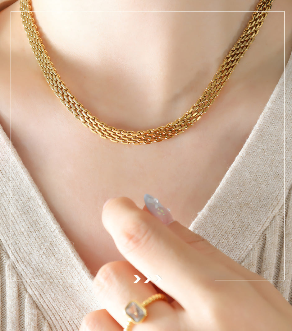 COLLAR CADENA TRENZADA