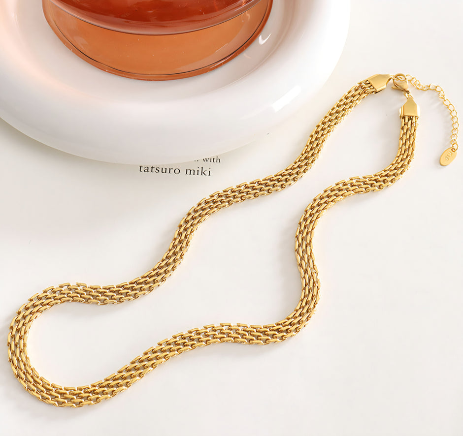 COLLAR CADENA TRENZADA