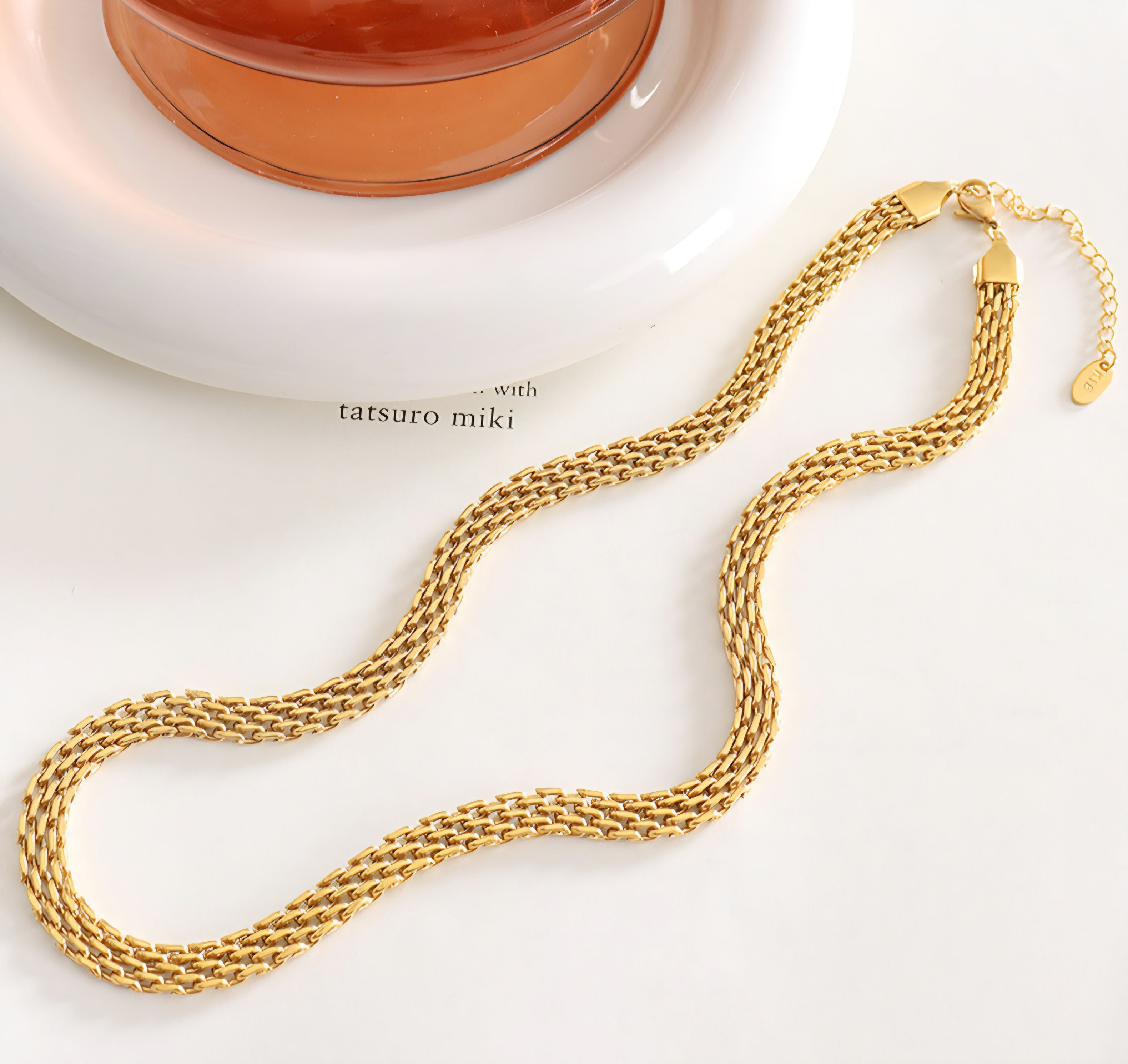 COLLAR CADENA TRENZADA