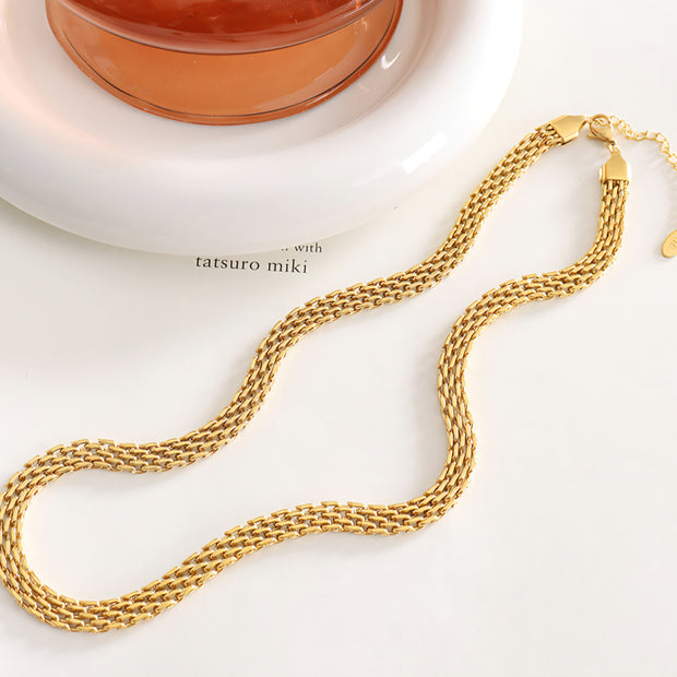 COLLAR CADENA TRENZADA