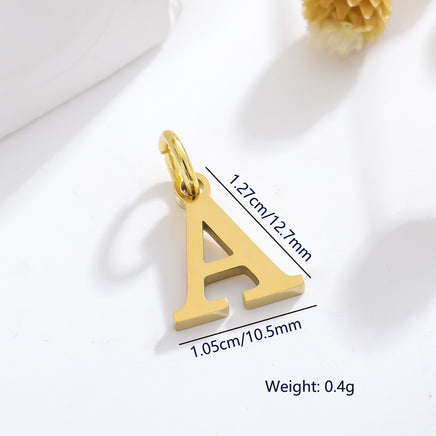 DIJE DE LETRA (DORADA)