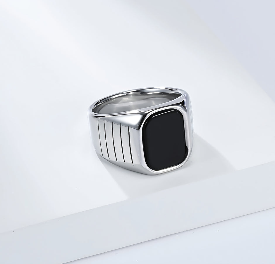 ANILLO TITAN CUADRADO