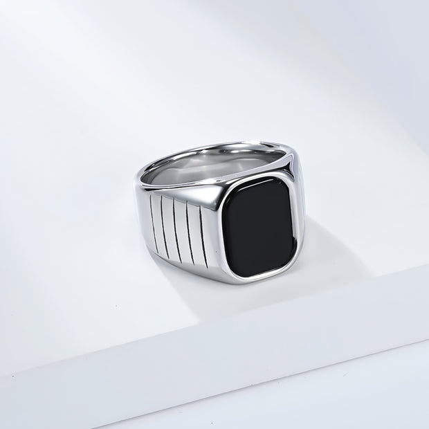 ANILLO TITAN CUADRADO