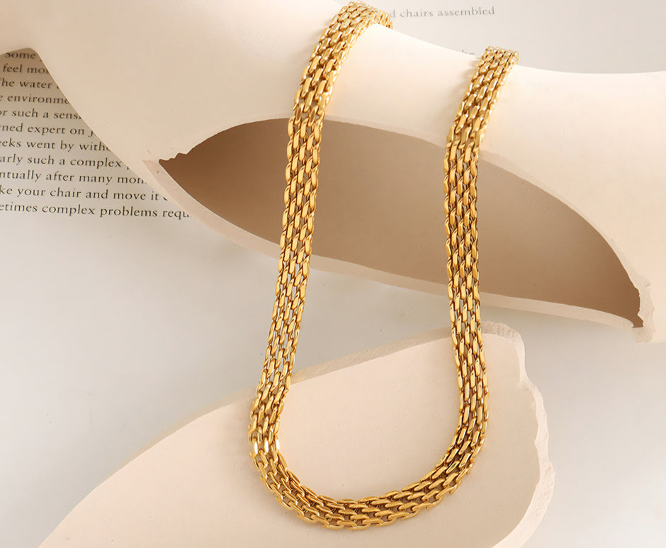 COLLAR CADENA TRENZADA