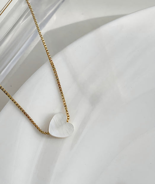 COLLAR CORAZÓN DE NÁCAR