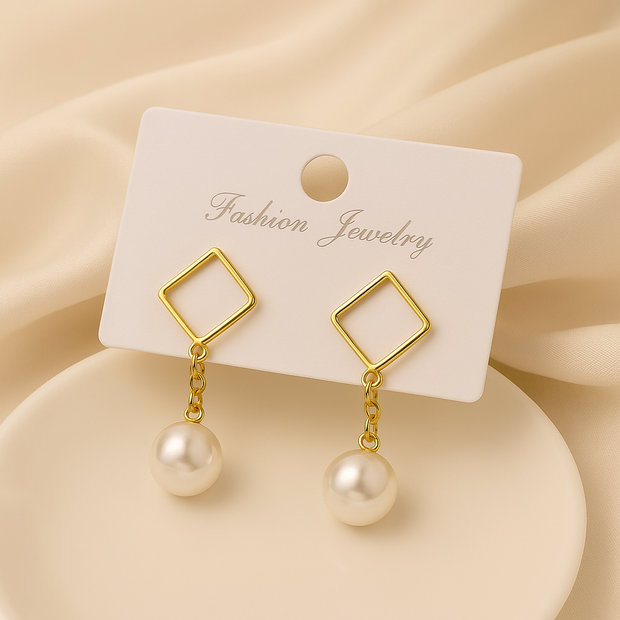 ARETES GEOMÉTRICOS CON PERLAS